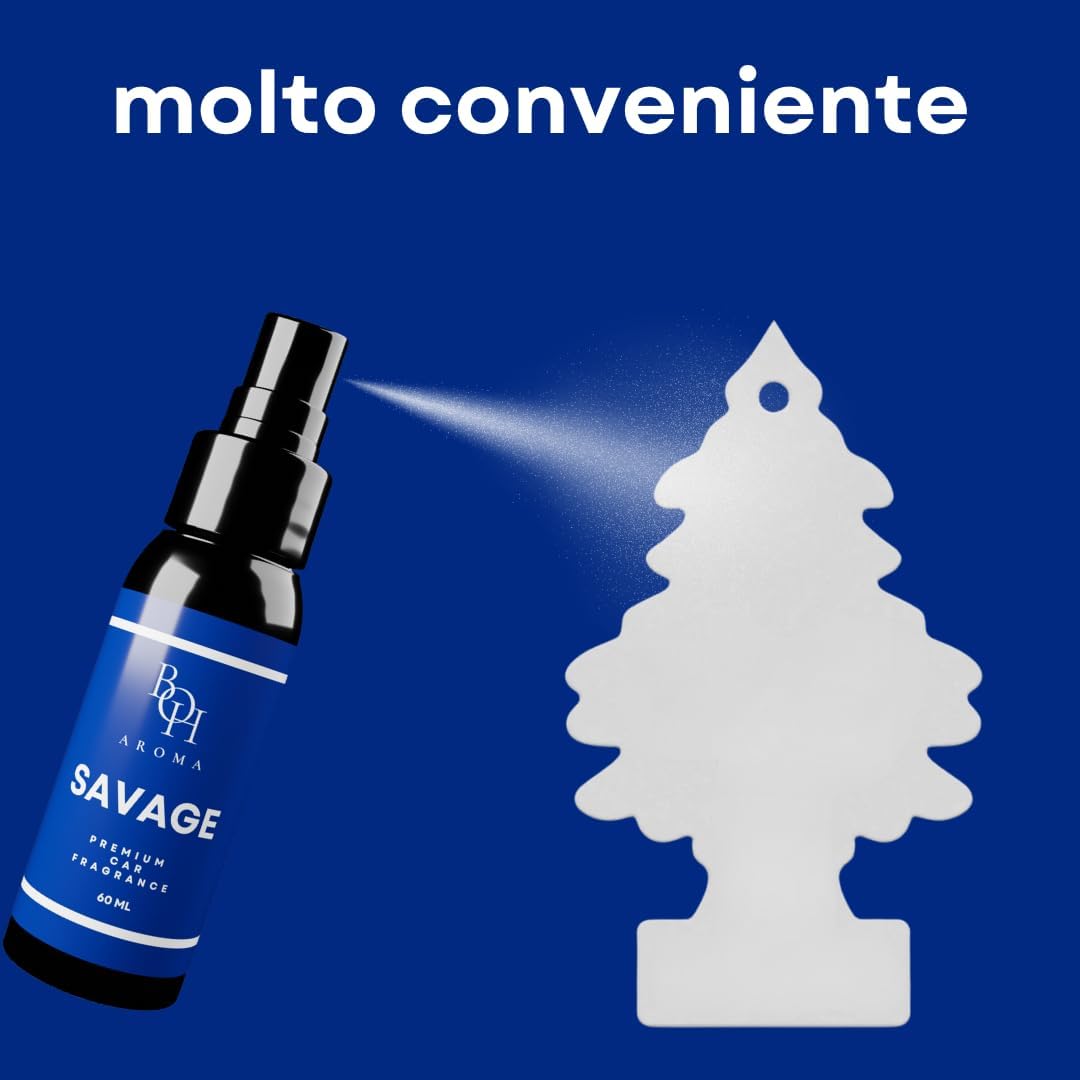 Thumbnail 6 de BOH Aroma profumo per auto SAVAGE — spray profumato e neutralizzatore di odori, 60 ml