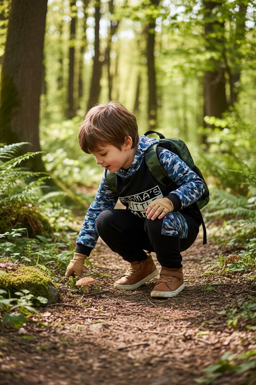Detalle de Hovershoes Boys Tracksuit Toddler Camouflage Hoodie & Jogger Set
