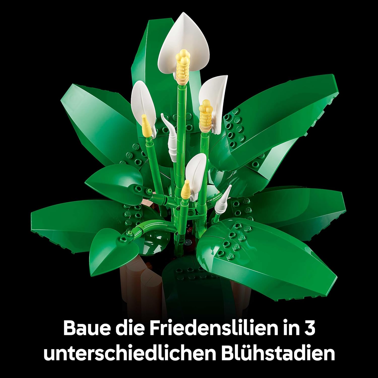 Detalle 2 de LEGO Botanicals Friedenslilie 11504 – Kunstblume