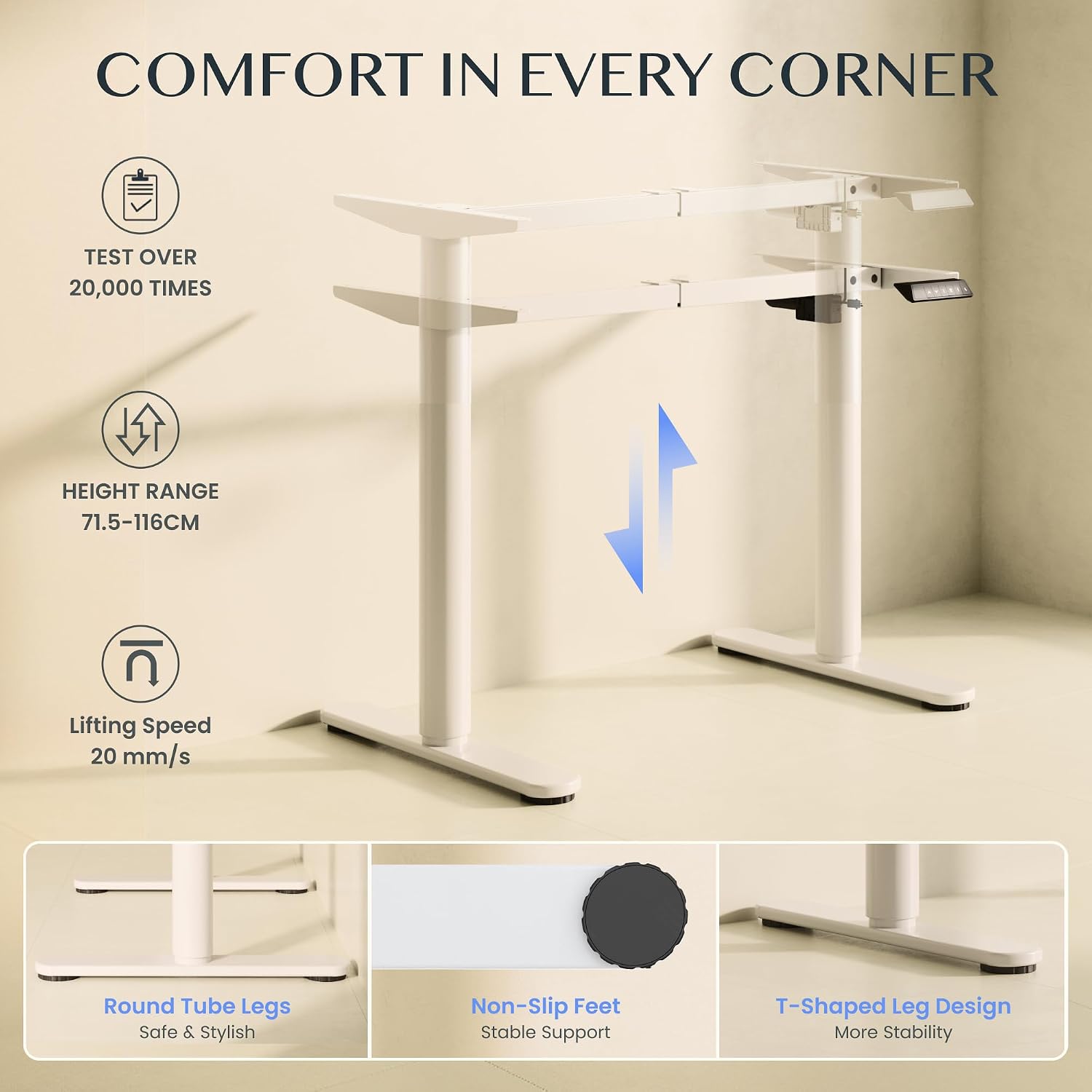 Thumbnail 3 de FLEXISPOT LunoX höhenverstellbar 71–118 cm