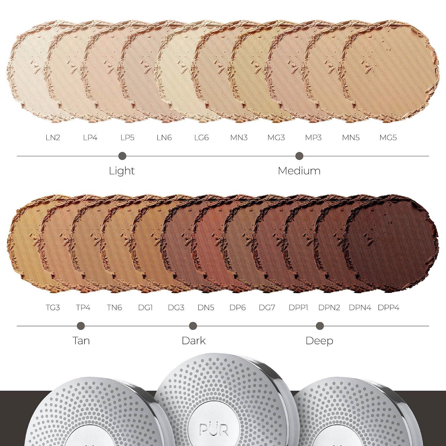 Thumbnail 4 de PÜR MINERALS 4-in-1 Pressed Mineral Foundation SPF 15 💄