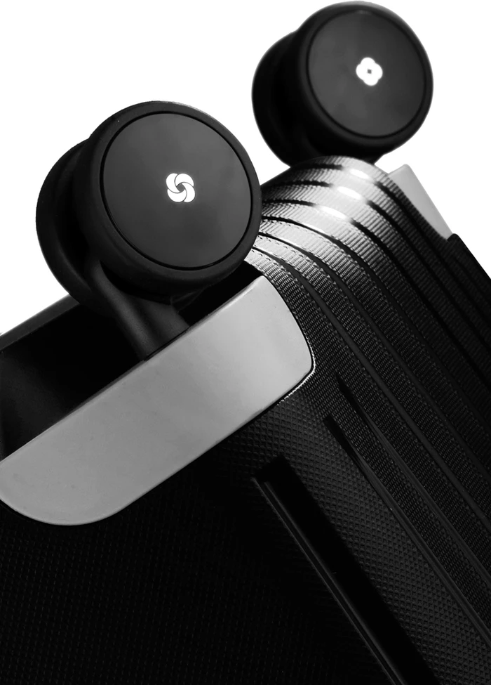 Detalle de Samsonite S'Cure Spinner 81 cm Black – leichter Reisebegleiter mit viel Platz