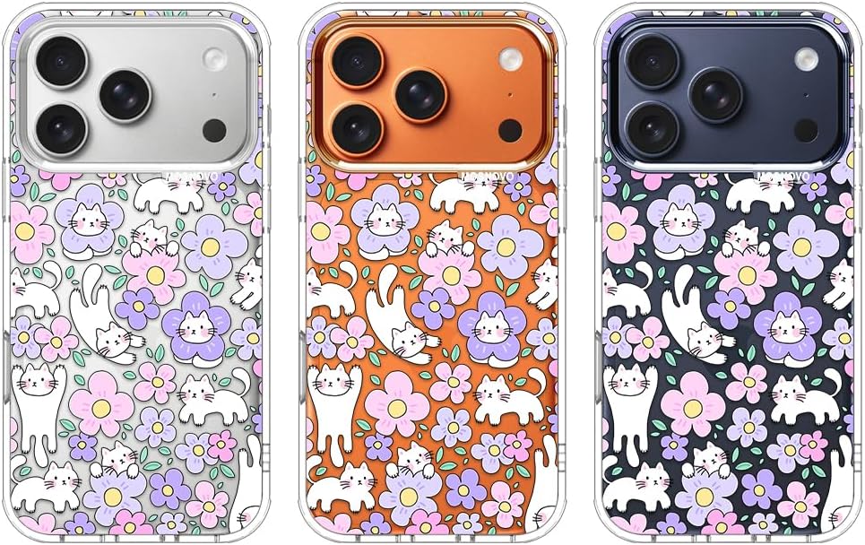 Detalle de MOSNOVO Clear iPhone 17 Pro Case with Shockproof Protection and Camera Control