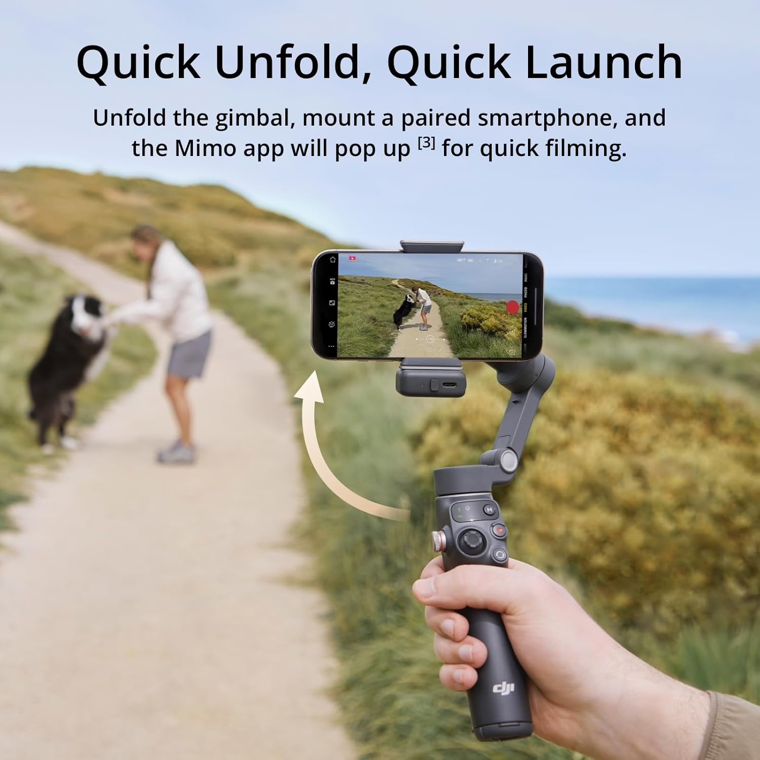 Detalle 2 de DJI Osmo Mobile 7P Gimbal Stabilizer for iPhone