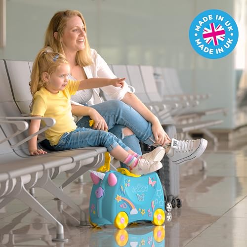 Thumbnail 7 de Trunki Unicorn Teal Ride-On Suitcase: The Colourful 18L Cabin Companion for Little Travellers