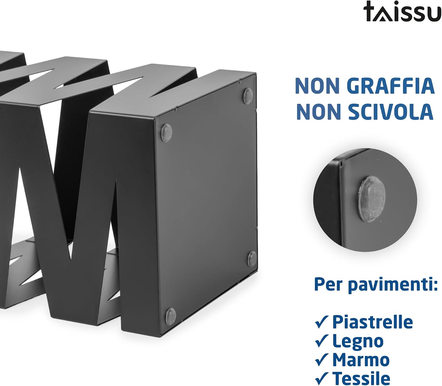 Thumbnail 4 de TAISSU Portaombrelli Mod. NIVO - Nero Opaco, 15,5 x 15,5 x 49 cm
