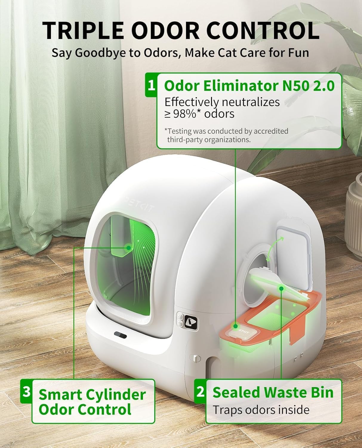 Detalle 1 de PETKIT PURA MAX 2 Litter Tray