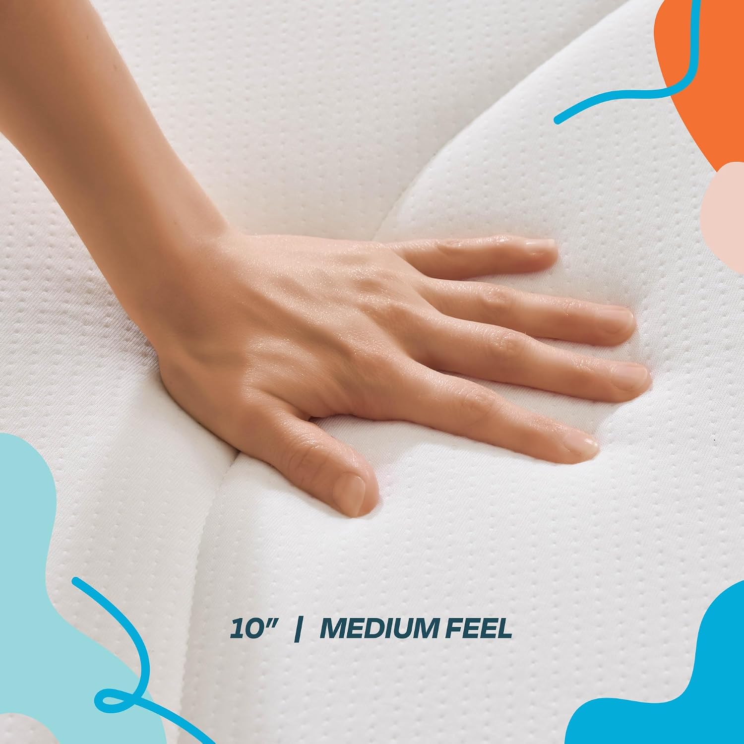 Detalle 1 de Linenspa Hybrid Mattress, 10-Inch