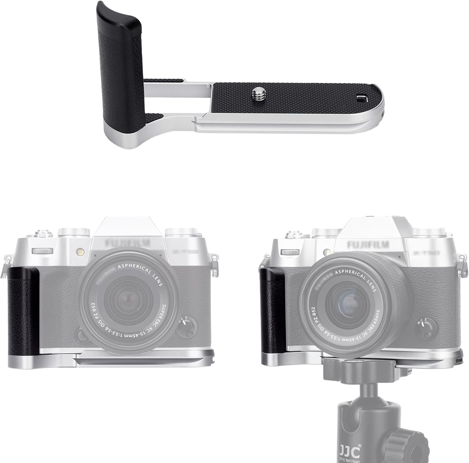 Detalle de JJC Metal Hand Grip for Fujifilm X-T50, Arca-Style