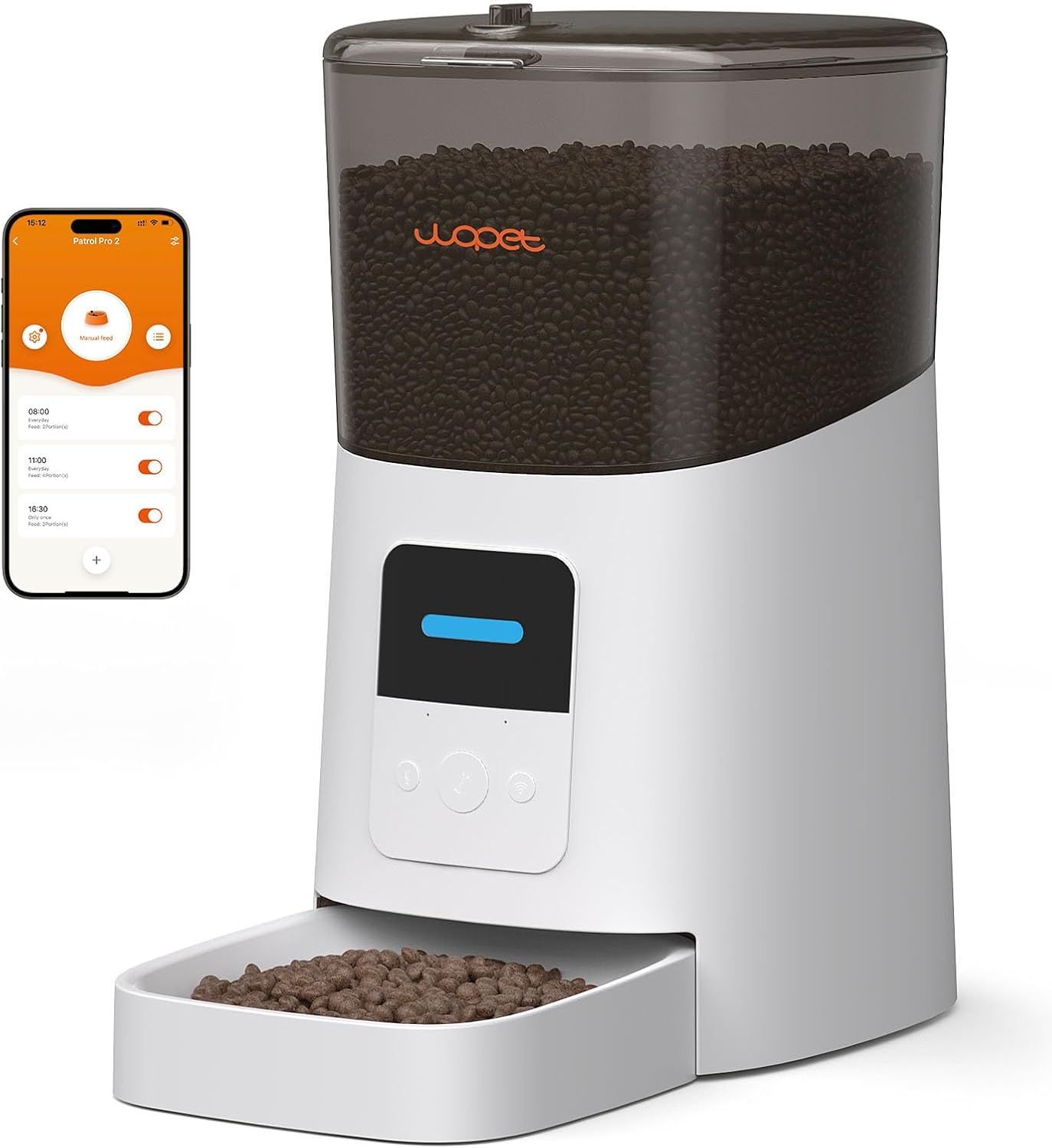 Detalle de WOPET Automatic Pet Feeder 6L