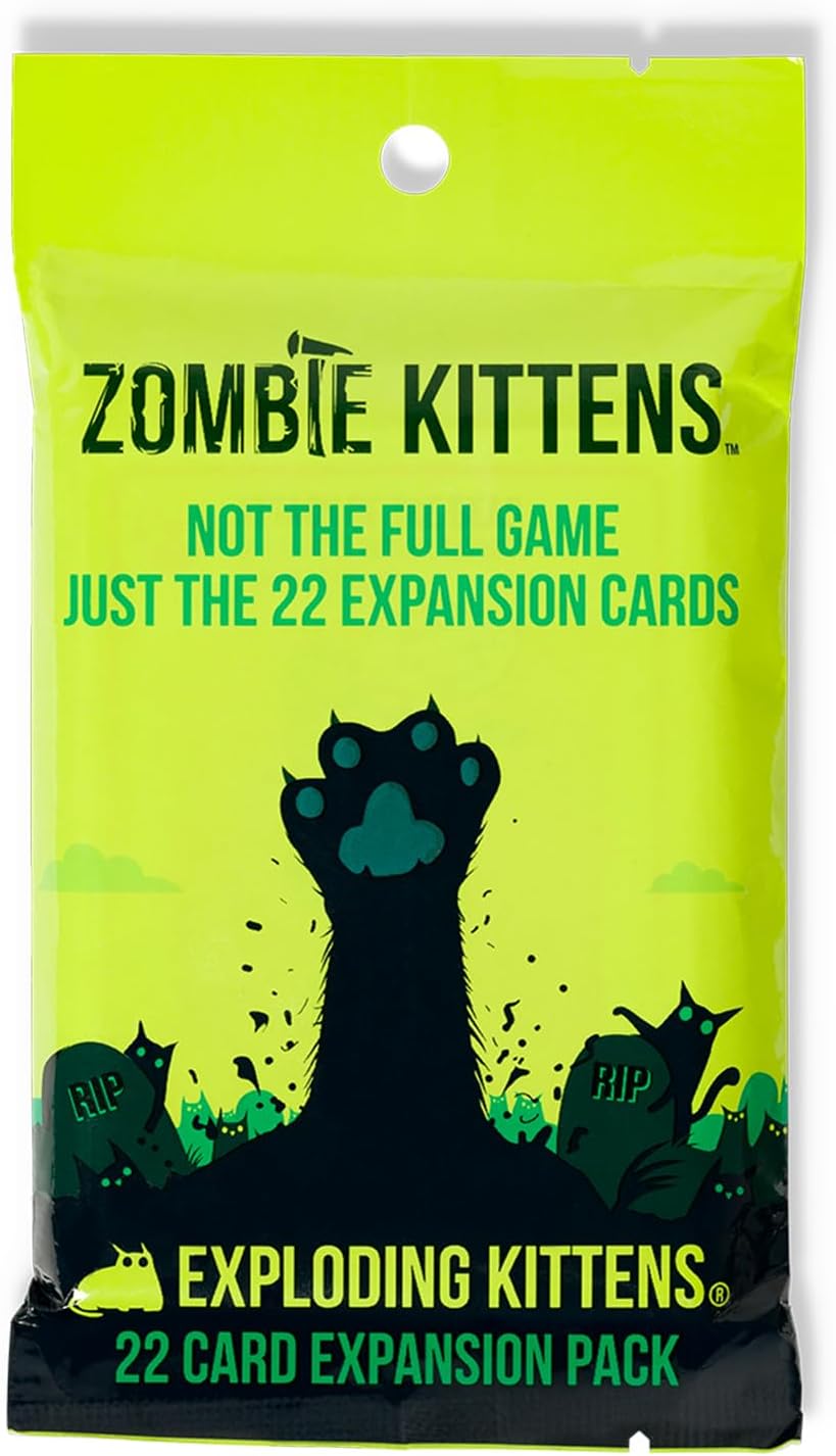 Detalle 2 de Exploding Kittens - Zombie Kittens (2-5 Players) – A Zombie Twist for Family and Friends