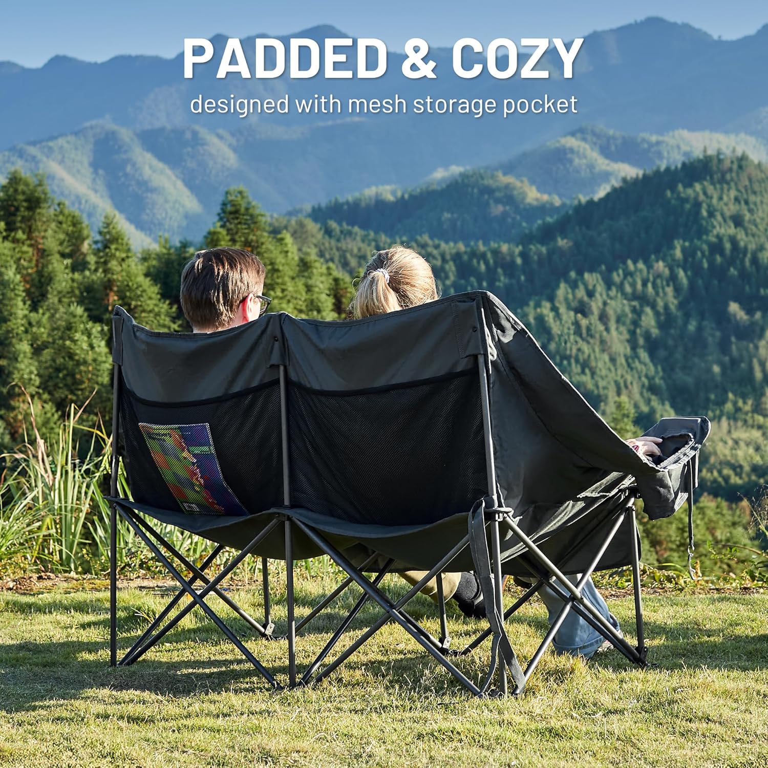 Thumbnail 3 de TIMBER RIDGE Double Camping Chair 320kg