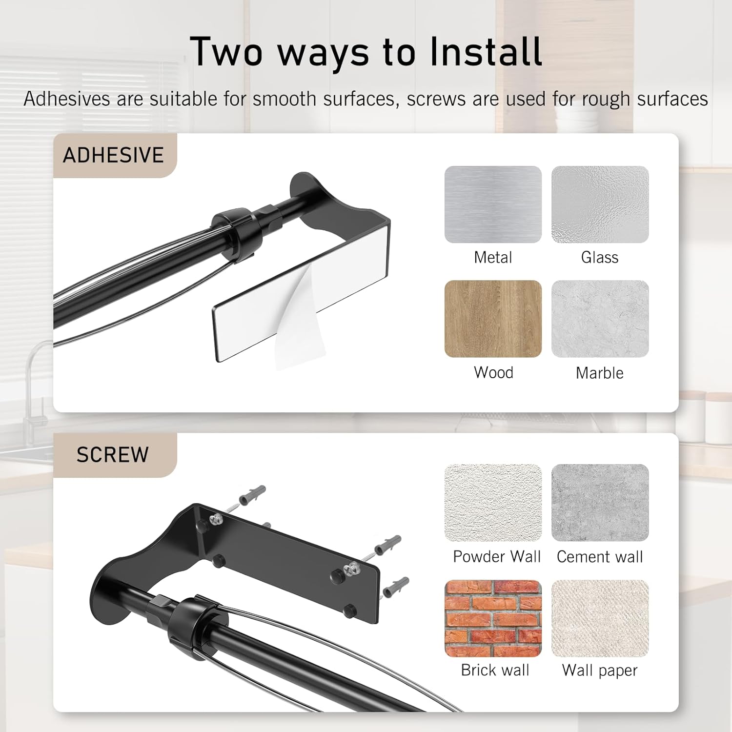 Thumbnail 4 de SetSail Paper Towel Holder — Adjustable Damper 🧻