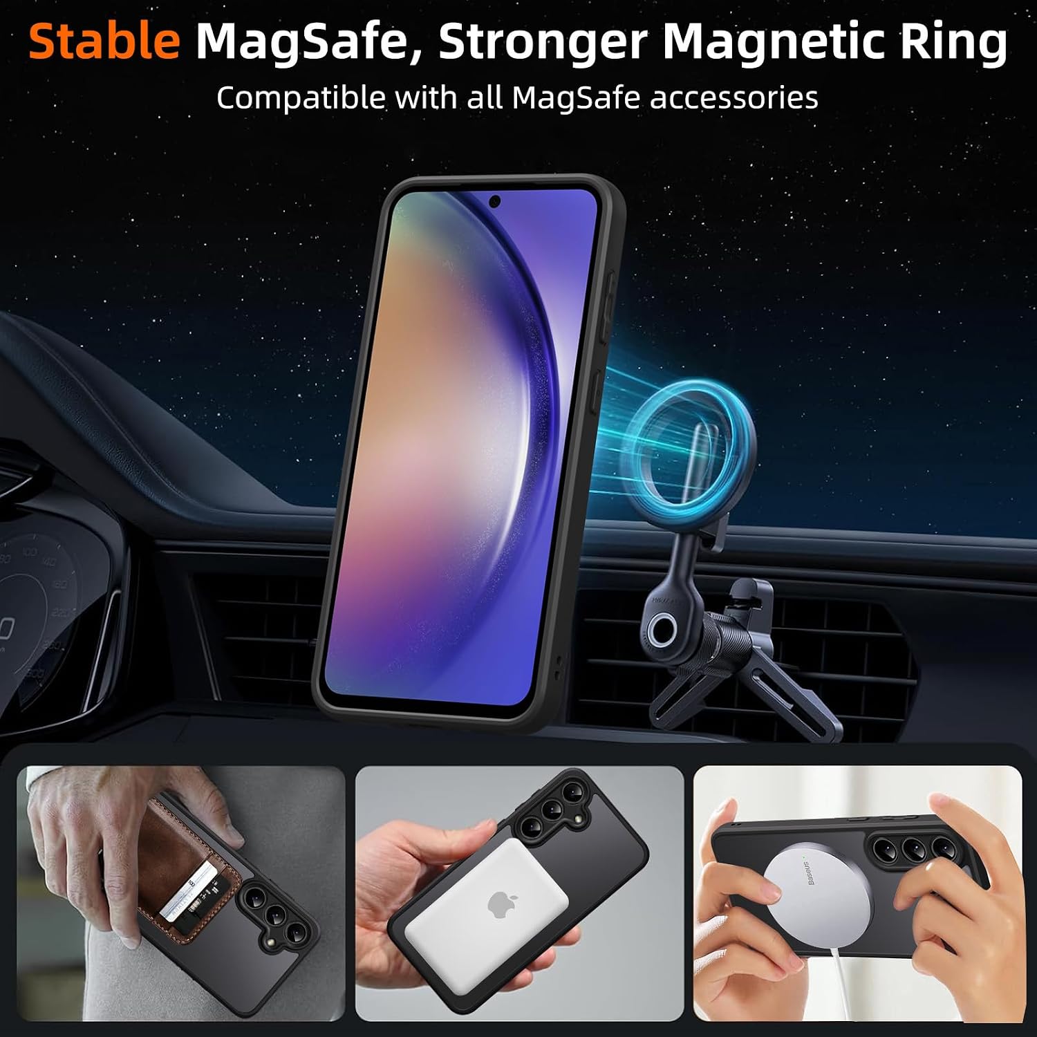 Thumbnail 4 de Oelrstfe Galaxy A54 5G Coque MagSafe 2 Verres