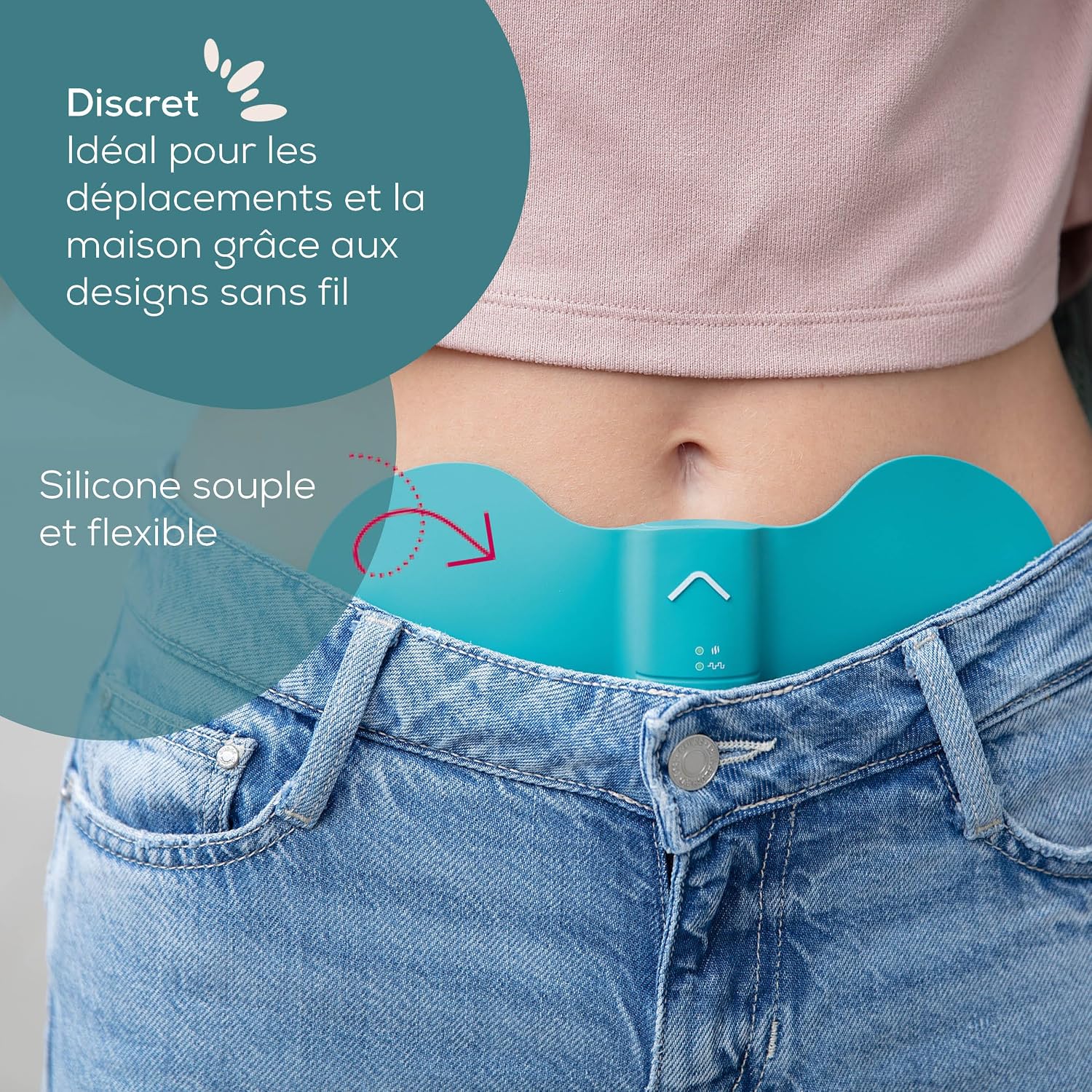 Detalle 2 de Beurer EM 55 Menstrual Relax+ : TENS et chaleur pour soulager les douleurs menstruelles et d’endométriose