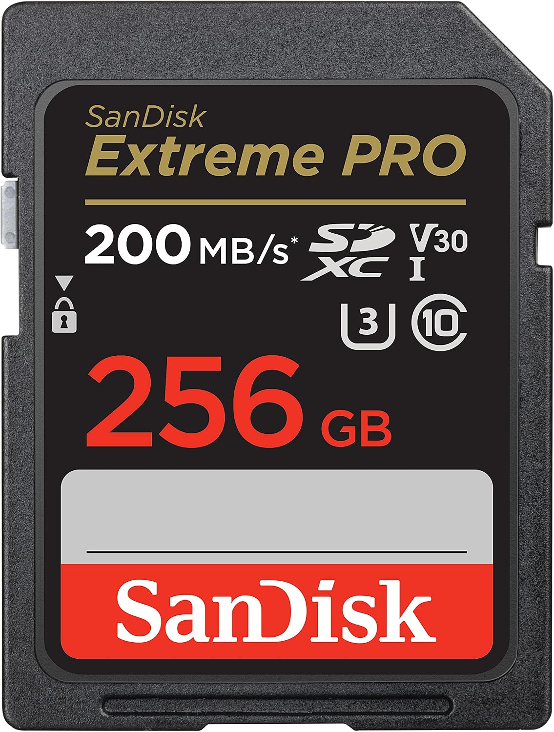 Detalle de SanDisk Extreme PRO Carte SDXC 256 Go – Vitesse jusqu'à 200 Mo/s, UHS-I, V30, 4K UHD