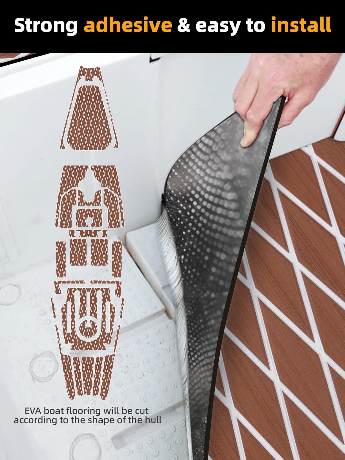 Detalle de FOCEAN Boat Flooring with EVA Foam