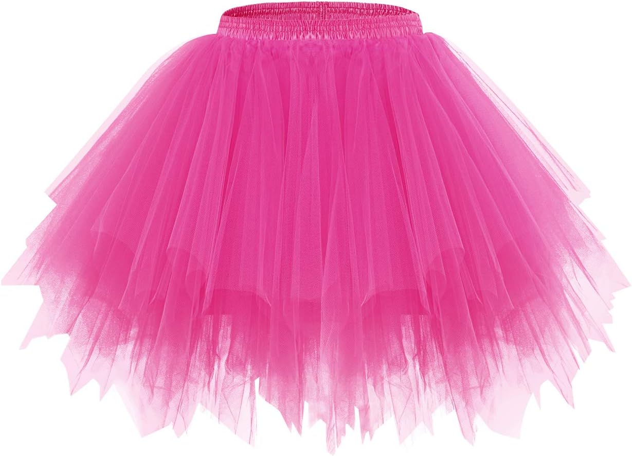 Thumbnail 4 de bridesmay Tüllrock Kurz 50er Tutu 🎀