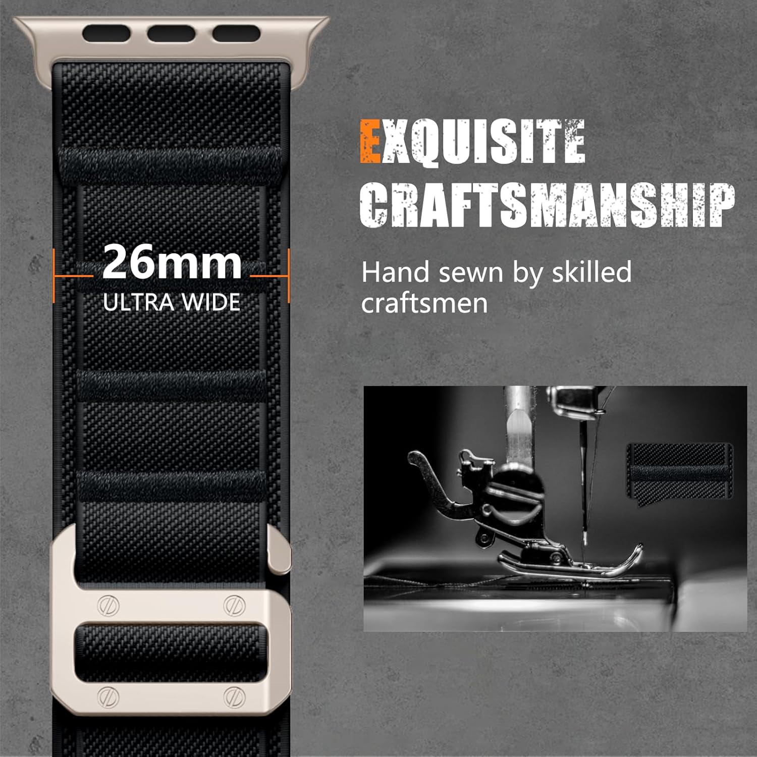 Thumbnail 3 de Bandletic Nylon Strap for Apple Watch Ultra