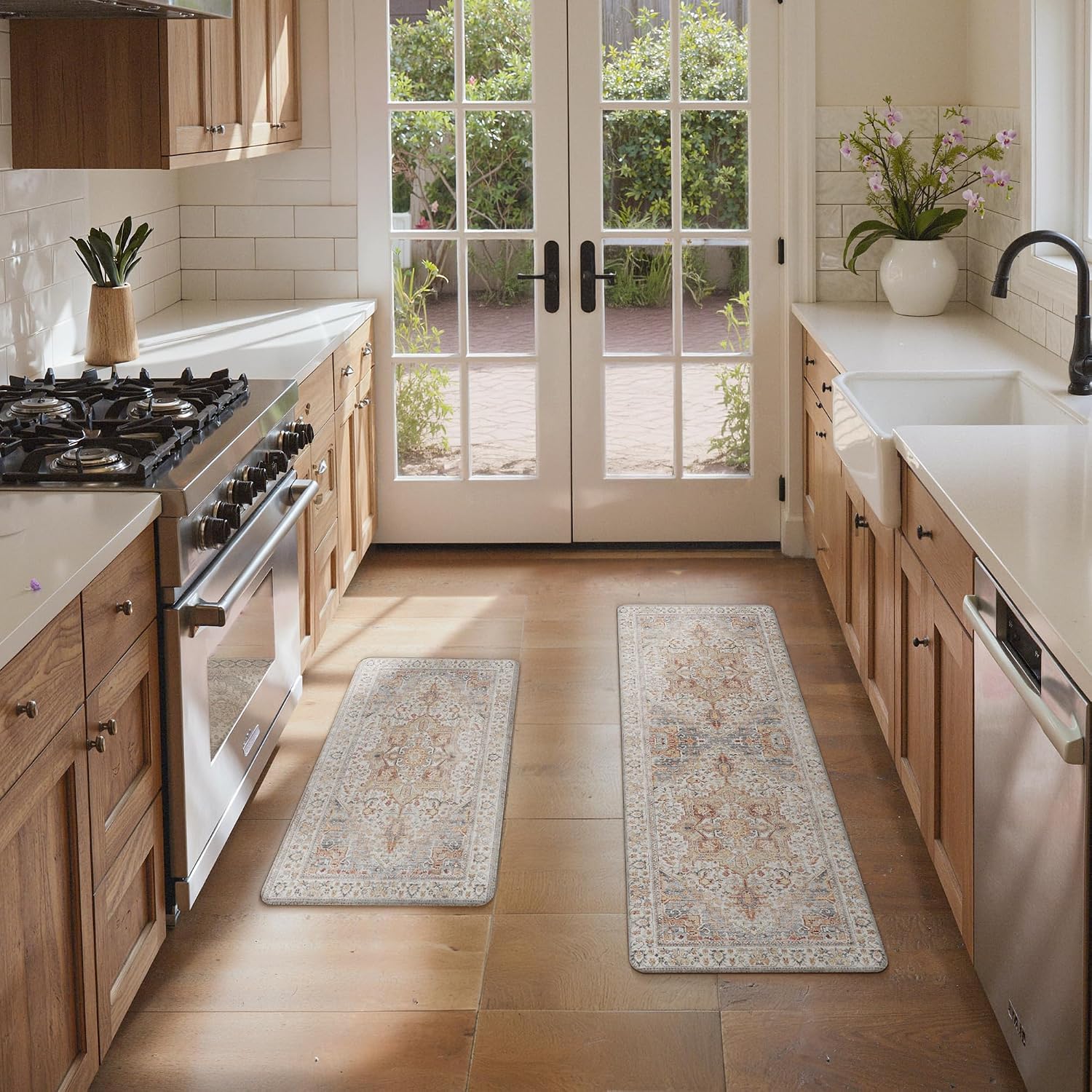 Thumbnail 5 de GENIMO Kitchen Mats for Floor (2-Pack) – Non-Slip, Waterproof Anti-Fatigue Floor Runners