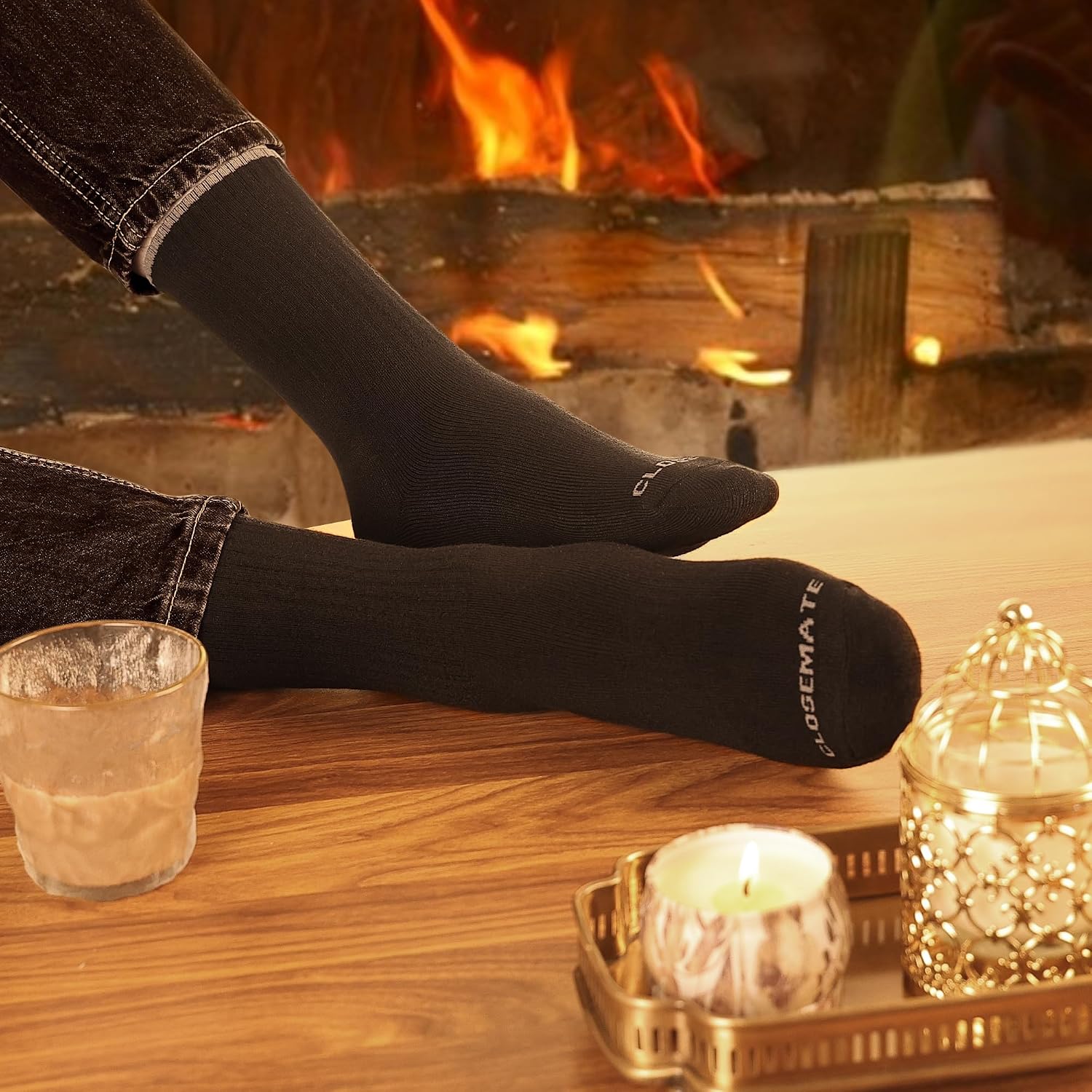 Detalle de CLOSEMATE 5 Paires Chaussettes Chaudes 39-50