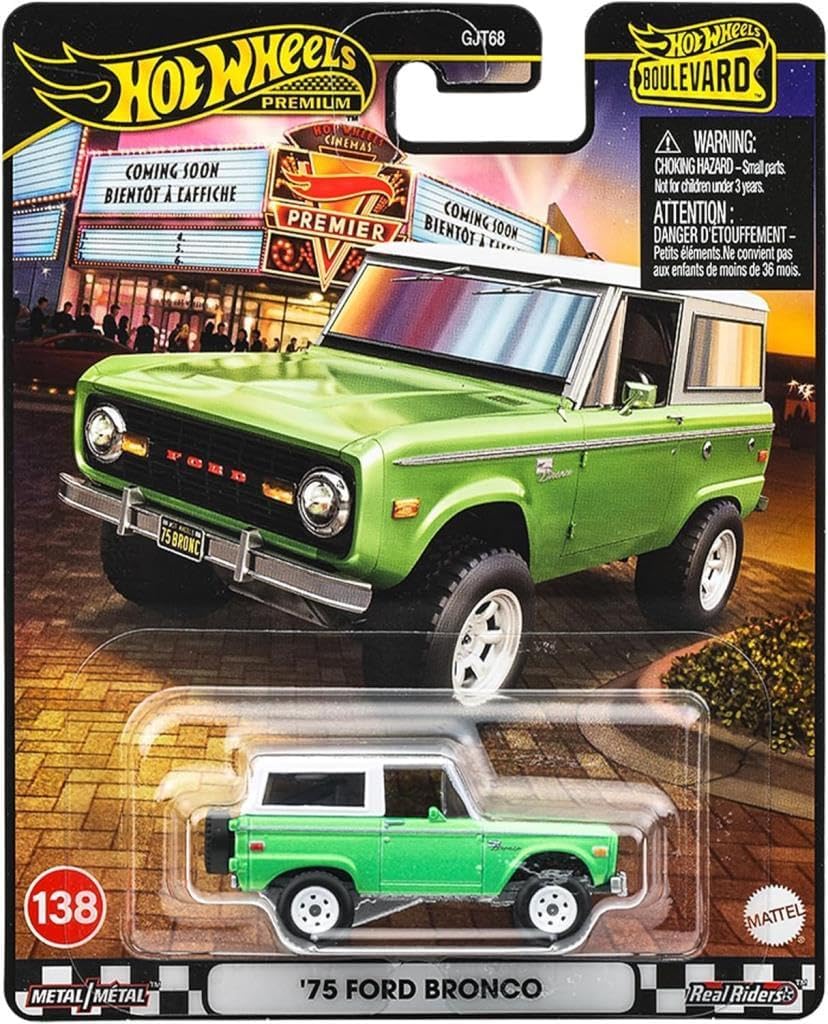 Detalle de Hot Wheels 1975 Veicolo da collezione Ford Bronco – scala 1:64
