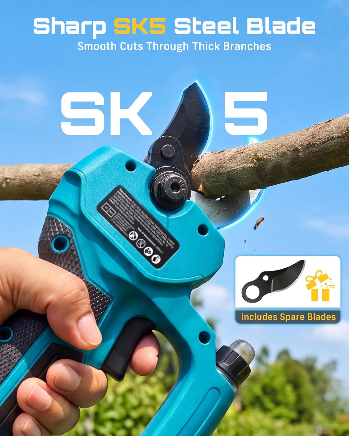 Thumbnail 6 de SEESII Electric Pruning Shears, 2.2-inch Capacity