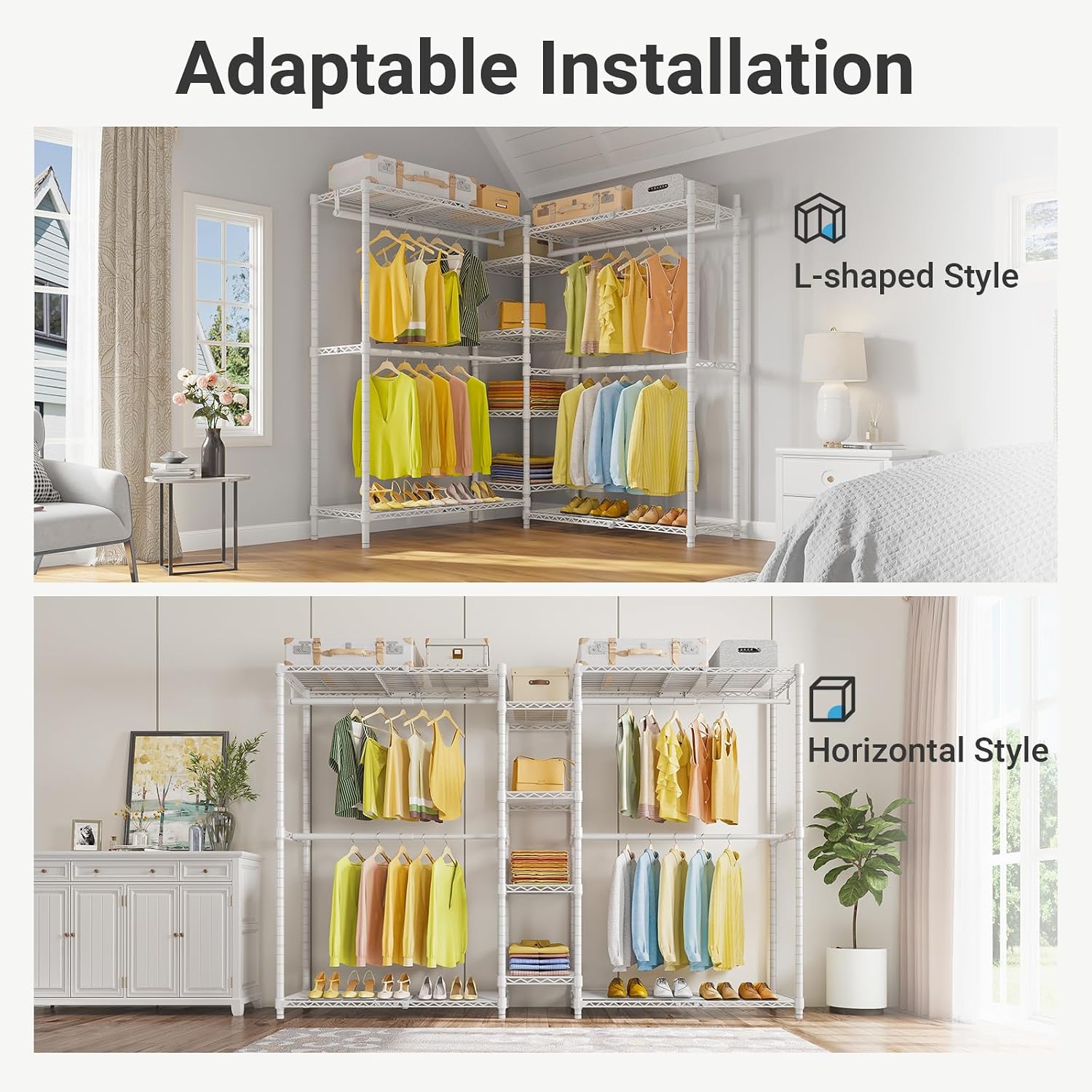 Thumbnail 2 de VIPEK Expandable Clothes Rack 1210 lb Capacity