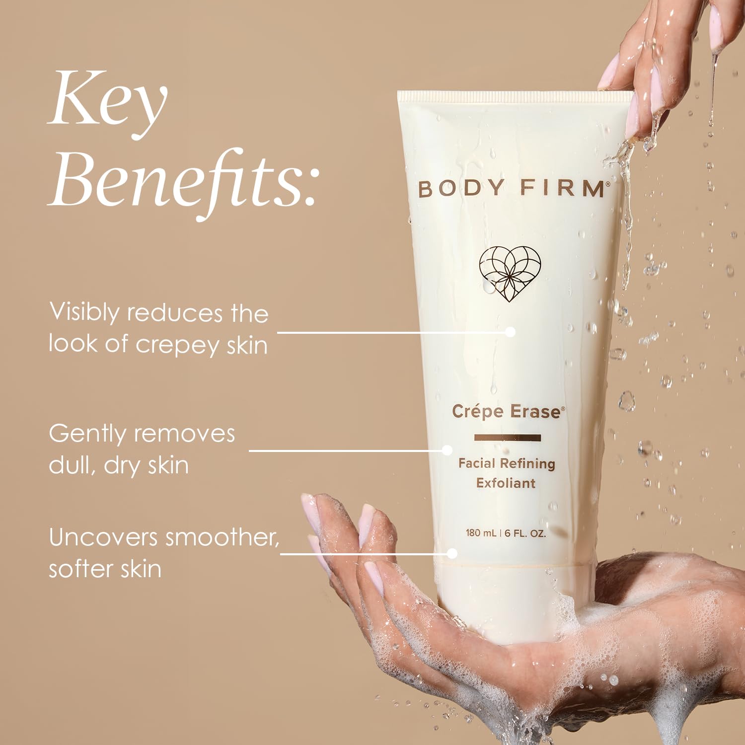 Detalle 2 de BODY FIRM Crepe Erase Refining Facial Scrub 6 fl oz