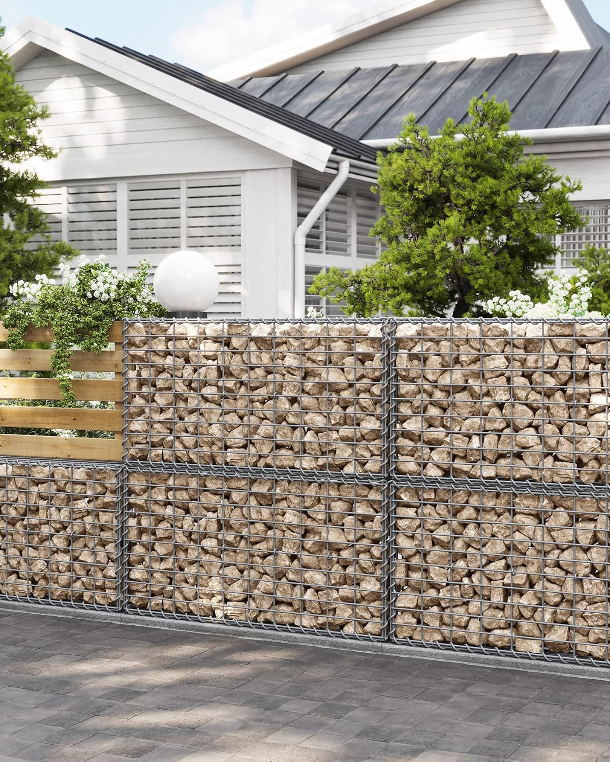 Thumbnail 6 de SONGMICS GGB455V1 Gabion 100 x 50 x 50 cm