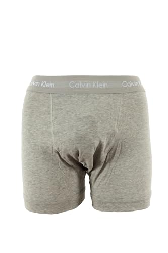 Detalle de Calvin Klein Herren-Trunks, 3er-Pack aus Baumwollstretch, mittlere Leibhöhe