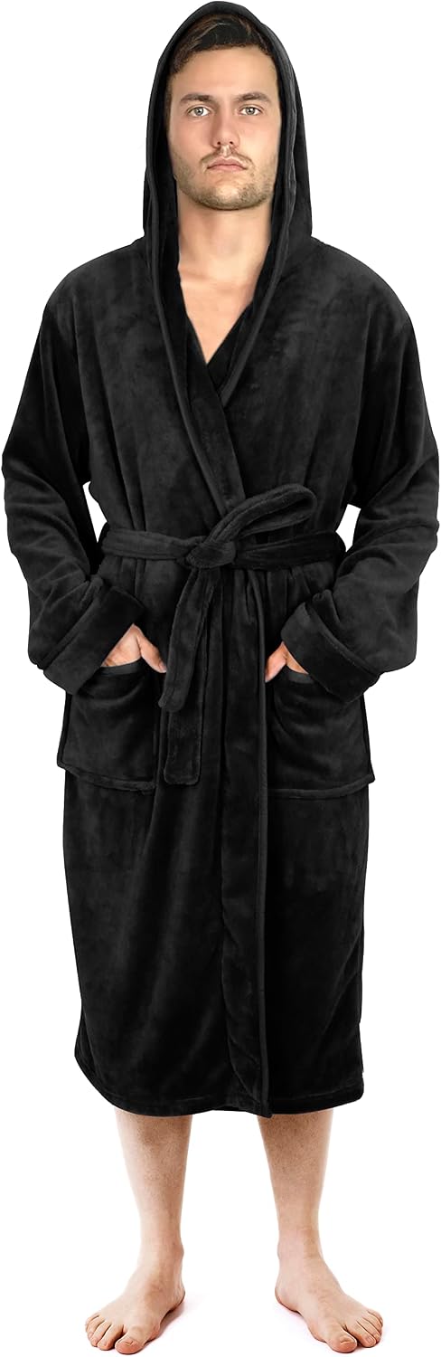 Detalle de NY Threads Robe de chambre à capuche pour hommes
