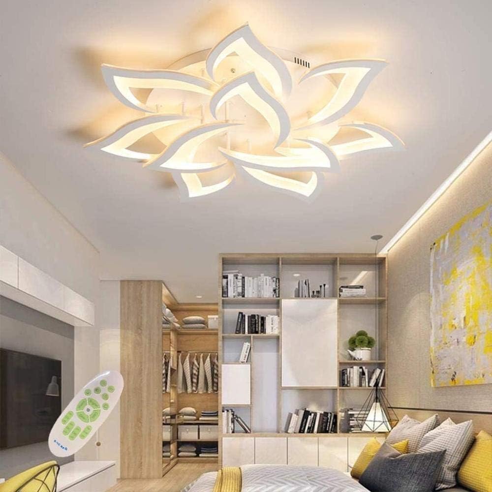 Detalle de Plafoniera LED soffitto Moderno dimmerabile con telecomando – 85 cm, 80 W