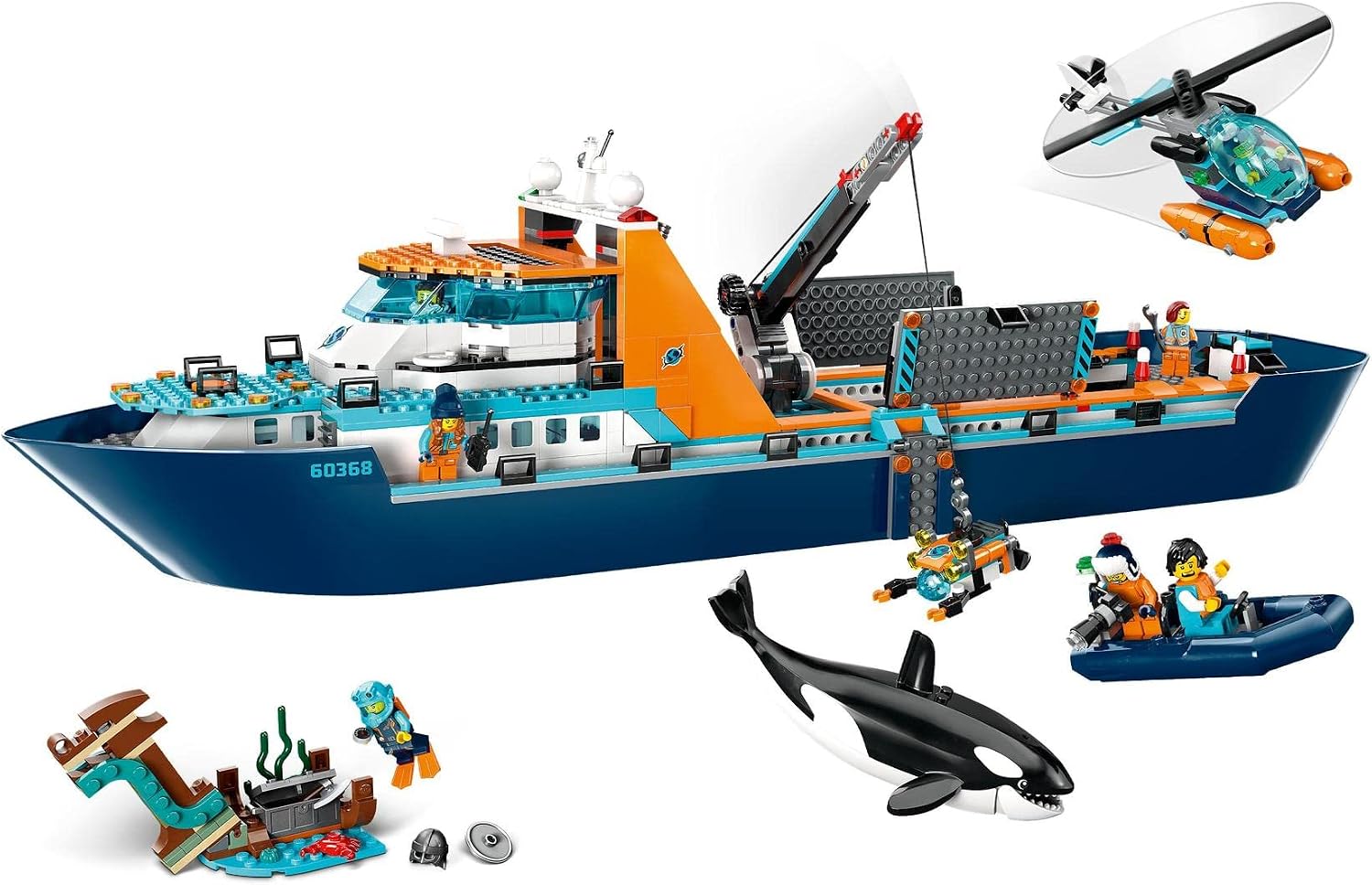 Thumbnail 6 de LEGO Arctic Explorer Ship building set 60368