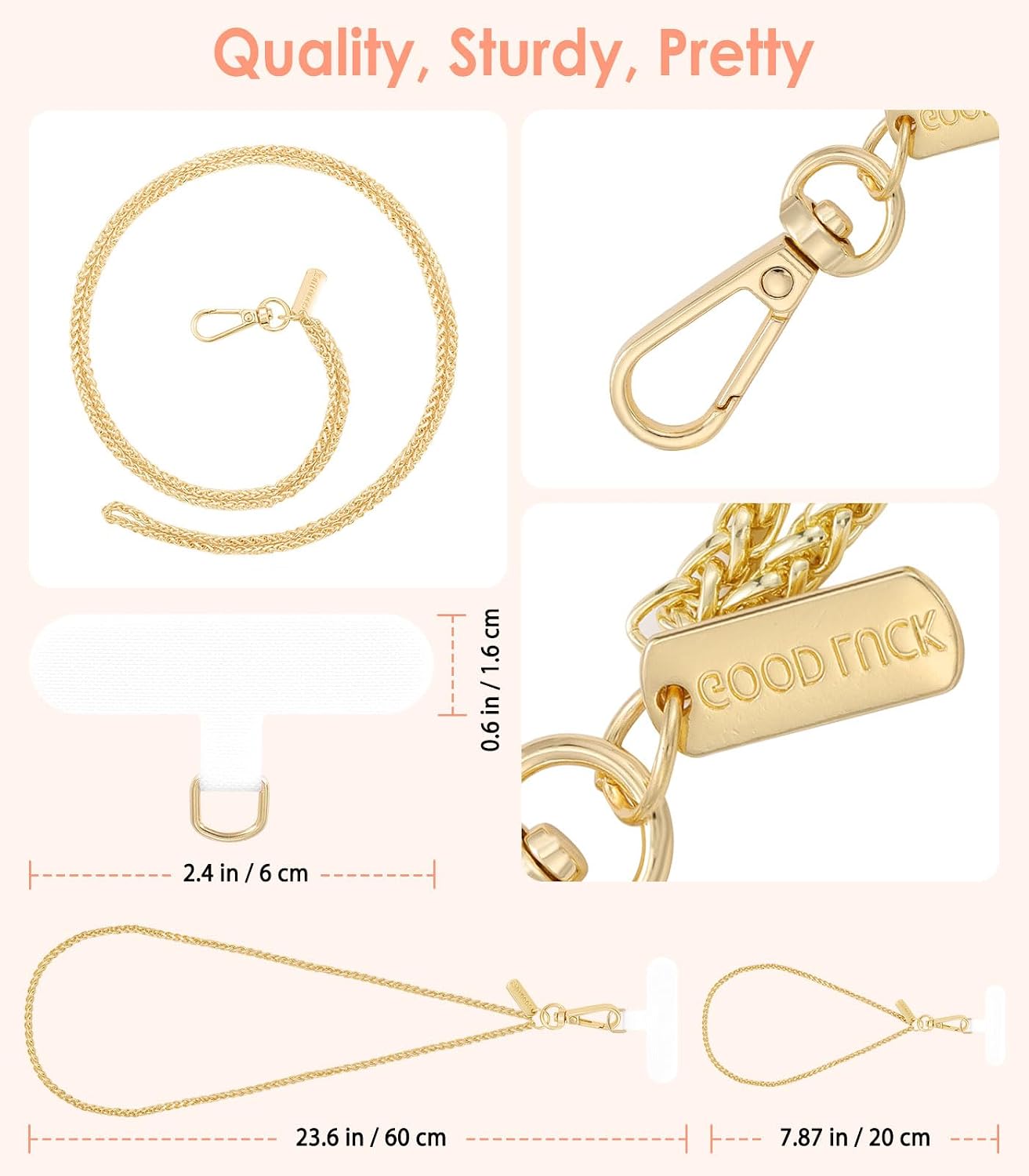 Detalle 2 de MoKo Phone Chain Crossbody 120cm strap