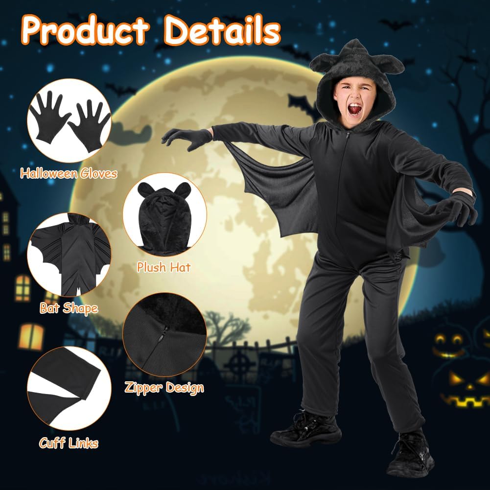 Detalle de Aomig Bat Vampire Costume for Kids 🧛