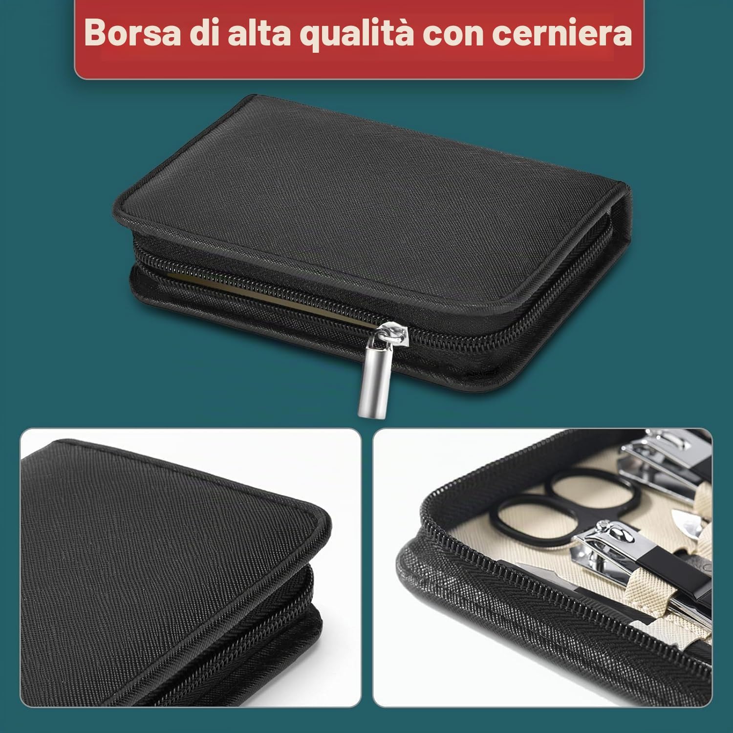 Detalle de DUAIU Set Manicure Professionale 18 pezzi ✂