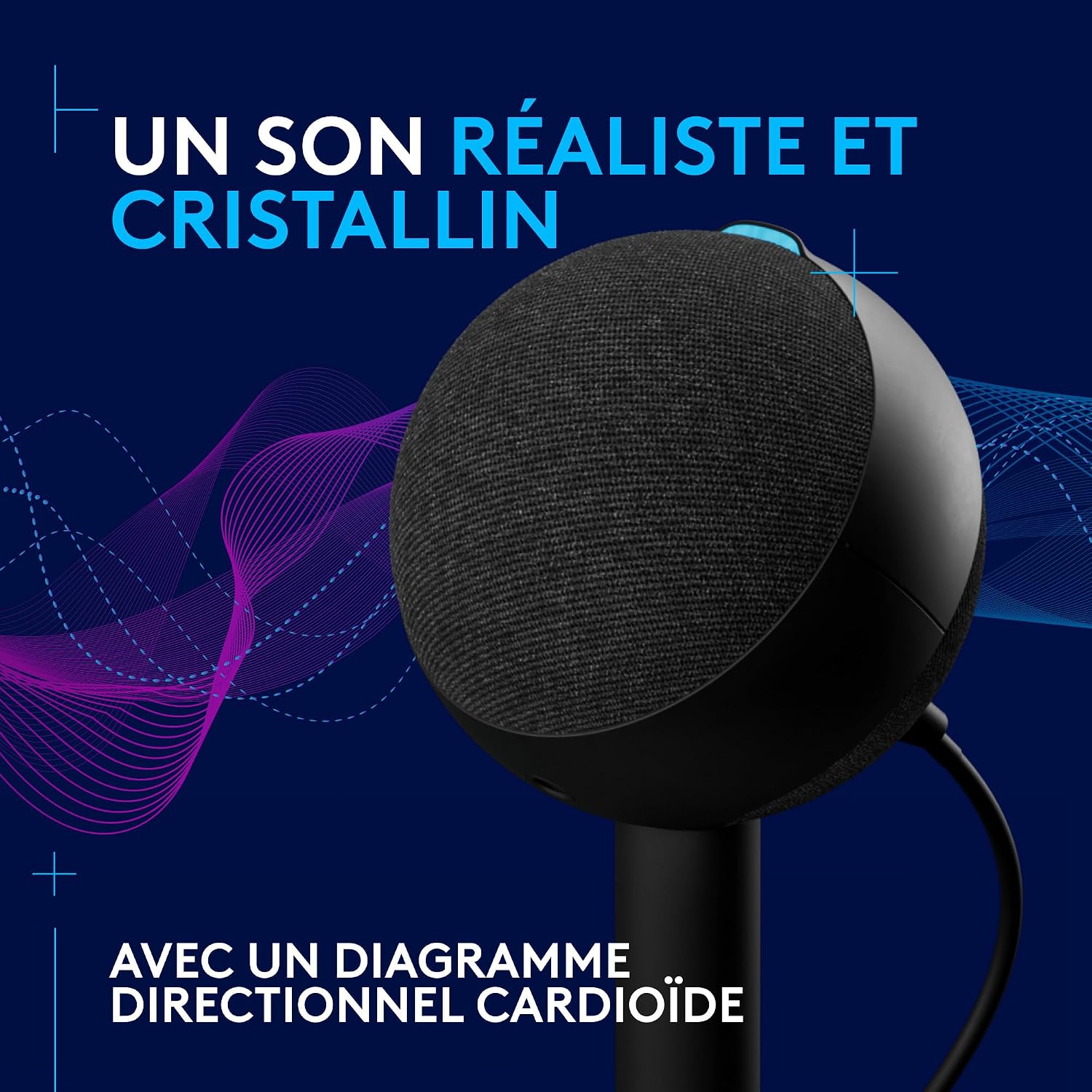 Thumbnail 2 de Logitech G Yeti Orb Microphone Gaming RVB à condensateur avec LIGHTSYNC
