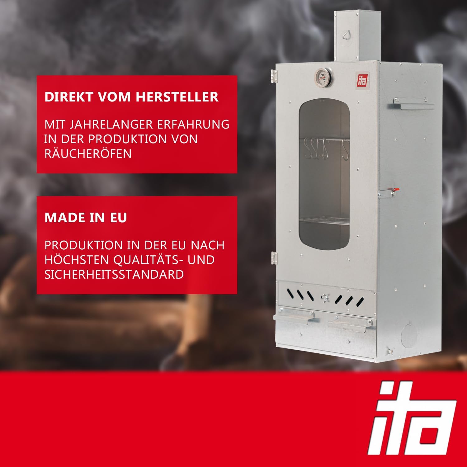 Detalle 2 de ITA Räucherofen 7012 Smoker Set