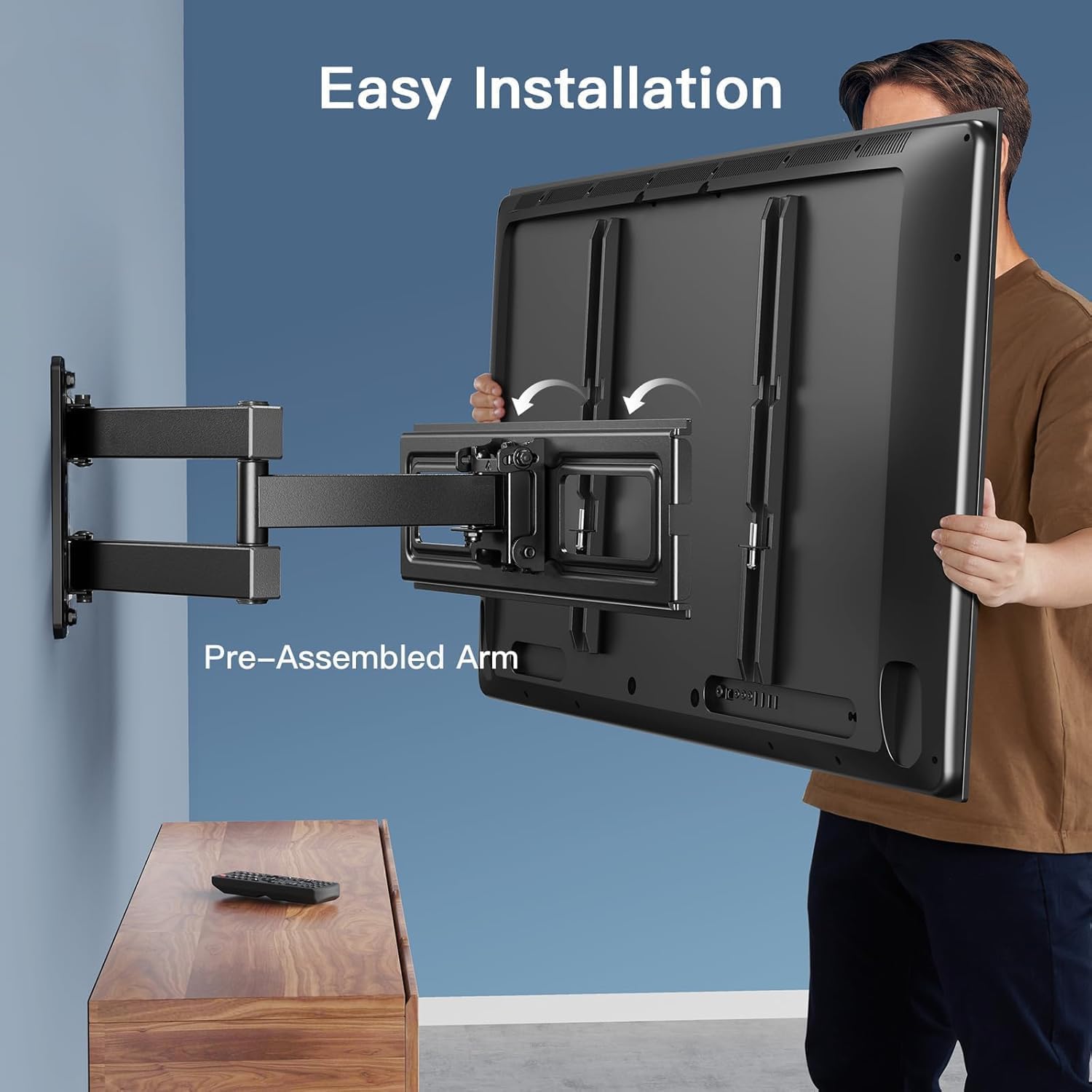 Thumbnail 4 de PERLESMITH PSMFK7 full-motion TV mount 65"