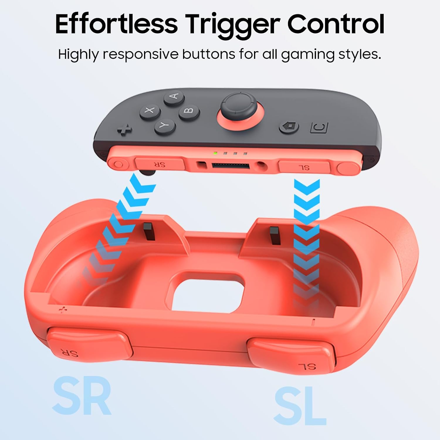Detalle 1 de FINTIE Grip für Nintendo Switch 2 Joy-Con – 2er Set