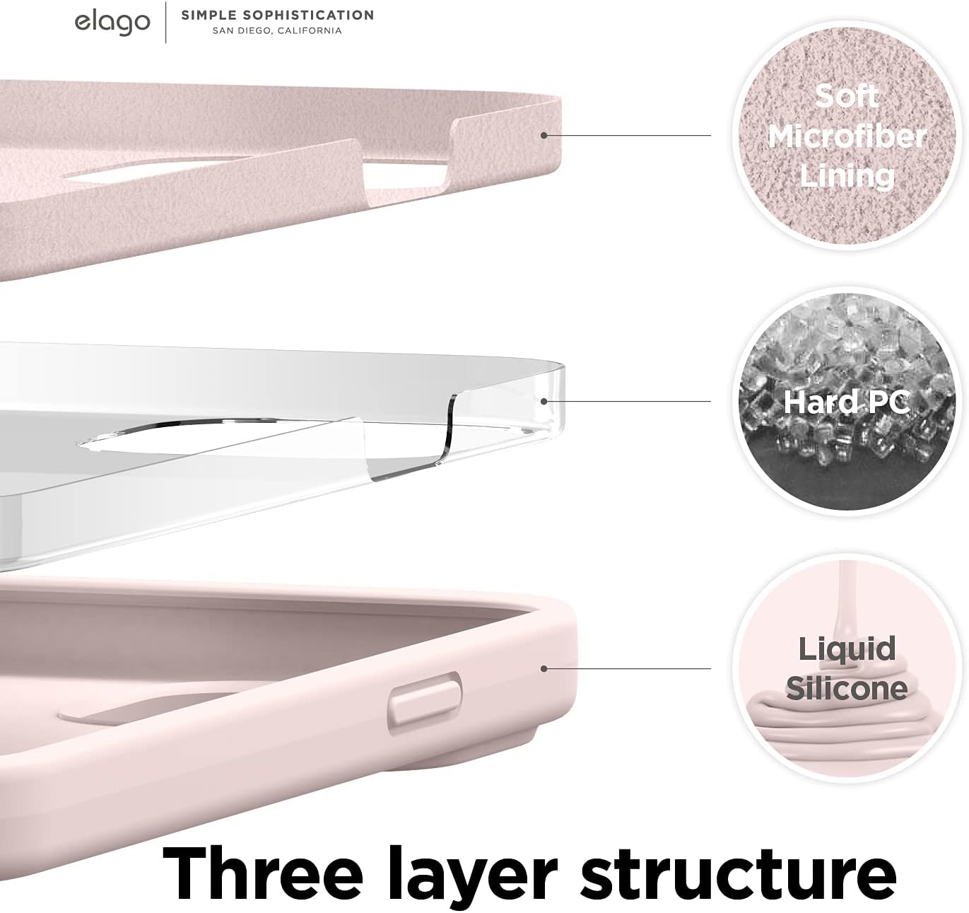 Thumbnail 1 de elago Liquid Silicone Case for iPhone 13 Pro Max (6.7") in Lovely Pink