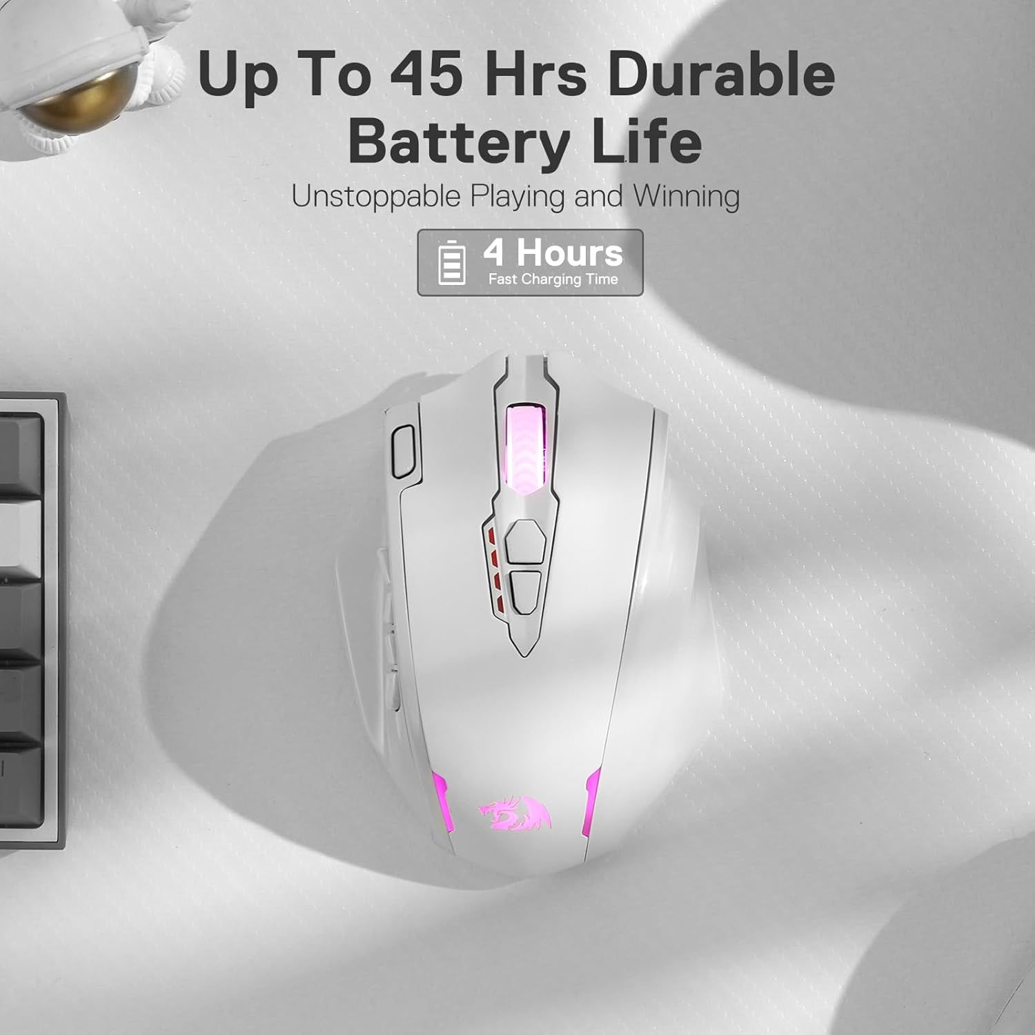 Detalle de Redragon M913 Impact Elite Wireless Gaming Mouse
