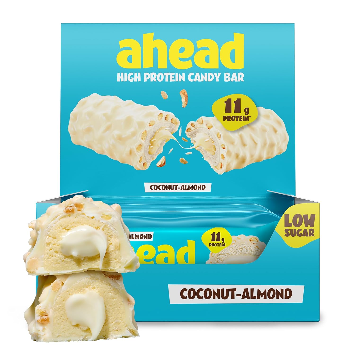 Detalle 2 de ahead Mix Box Protein Riegel 12×45g 🍫