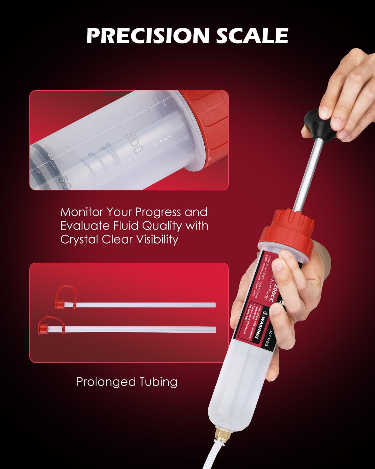 Thumbnail 5 de SEDY Fluid Extractor 200cc Oil Syringe