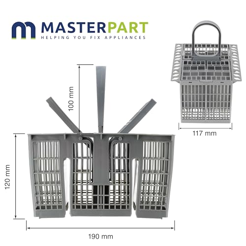 Thumbnail 1 de First4spares Masterpart Universal Dishwasher Cutlery Basket (C00257140) – Compatible with Hotpoint/Indesit/Whirlpool