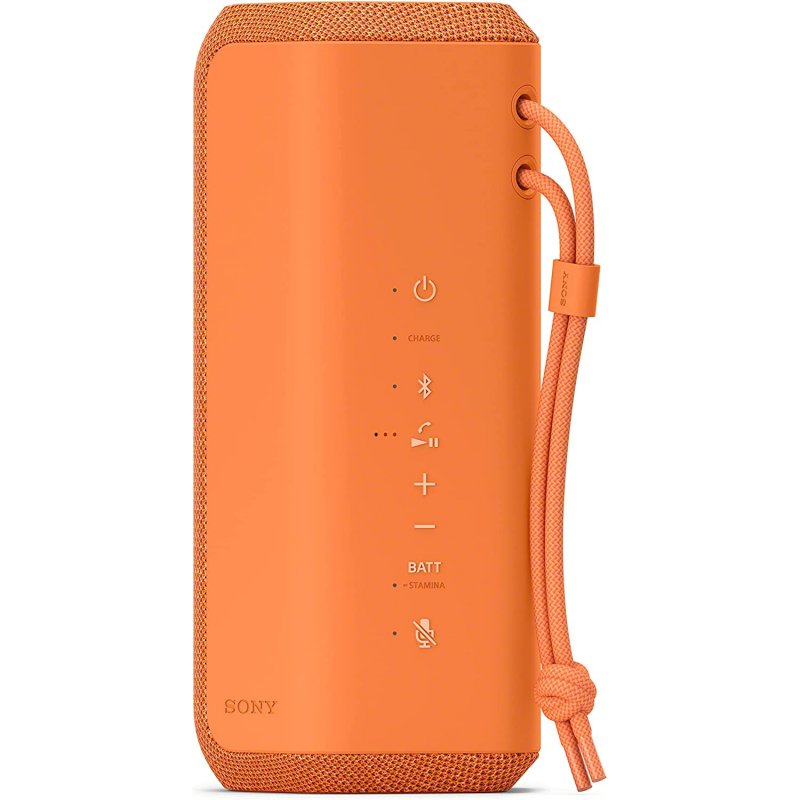 Detalle 2 de Sony SRS-XE200: Altavoz Bluetooth portátil e impermeable de color naranja