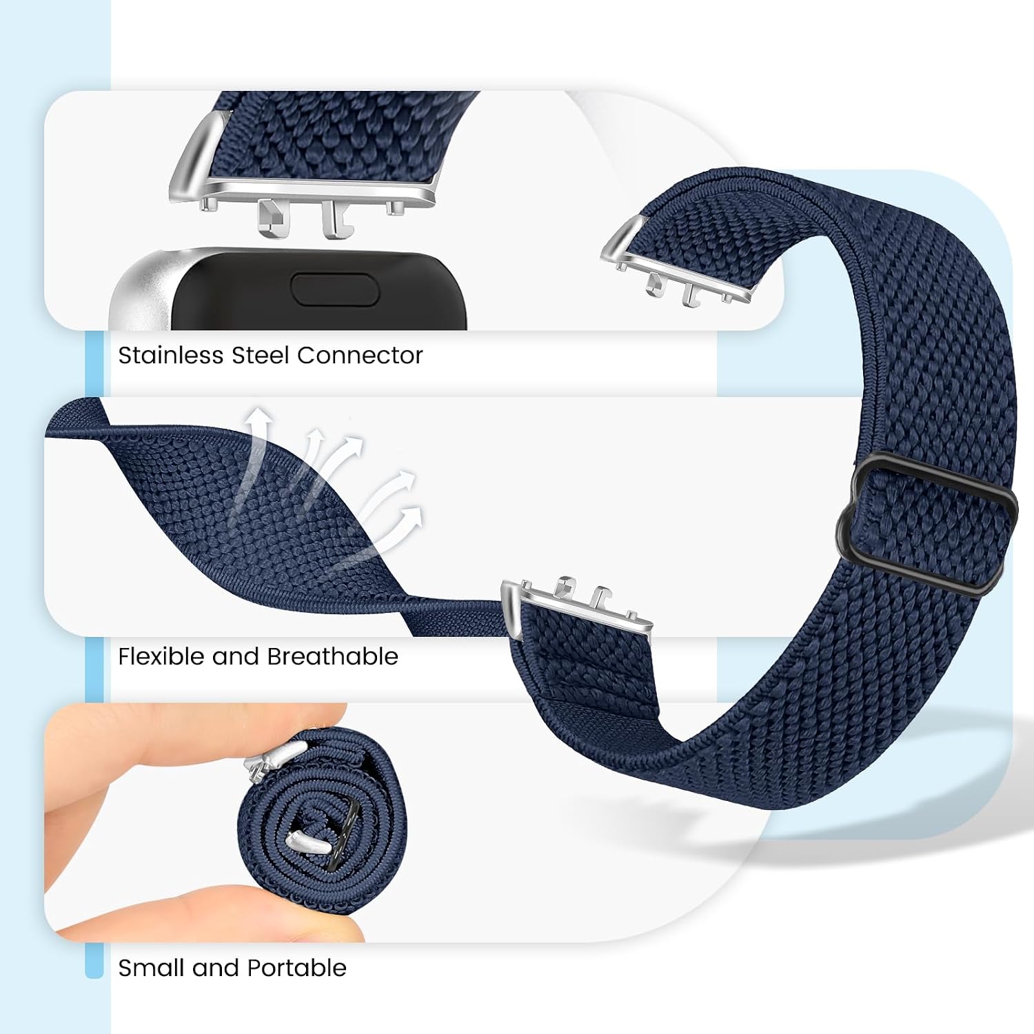 Thumbnail 3 de Galaxy Fit 3 elastic nylon straps
