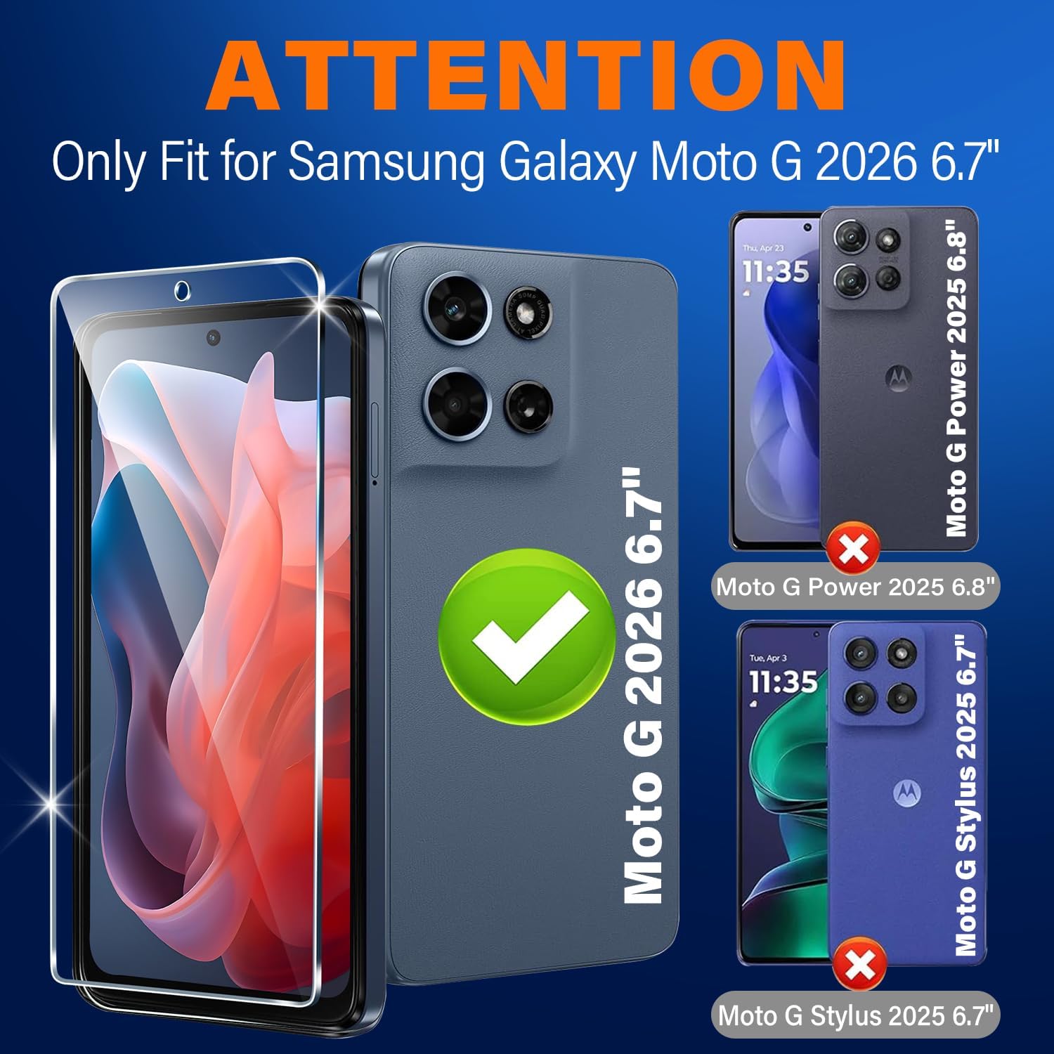Detalle 2 de Firtstnow Tempered Glass Screen Protector 3-Pack