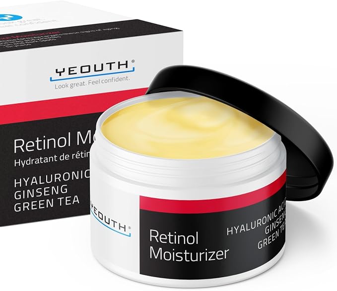 Detalle de YEOUTH Crema Retinol con Ácido Hialurónico y Ginseng